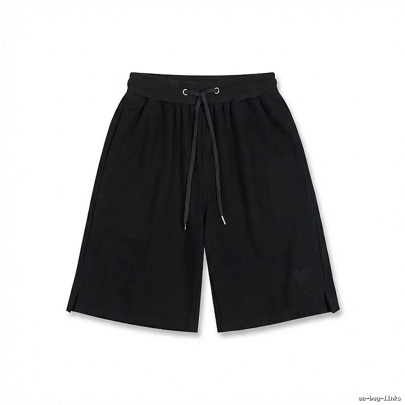 AMI casual style black shorts