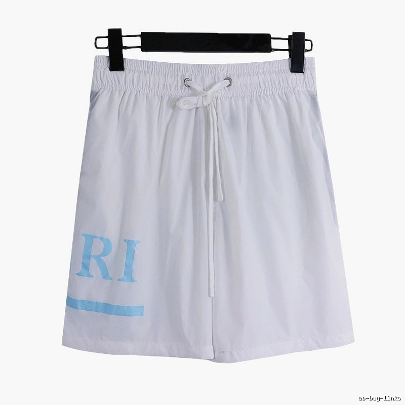 AMIRI Letter Print High Street Style White Shorts