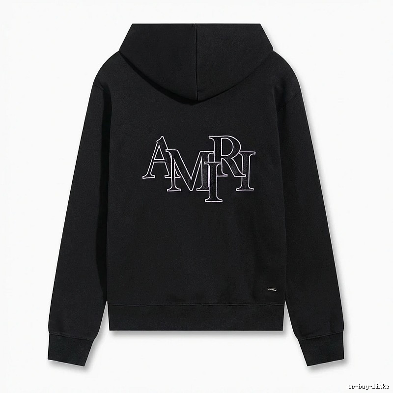 AMIRI letter-style black sweatshirt