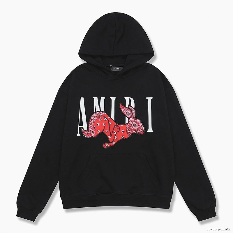 AMIRI Rabbit Print Trendy Brand Sweatshirt