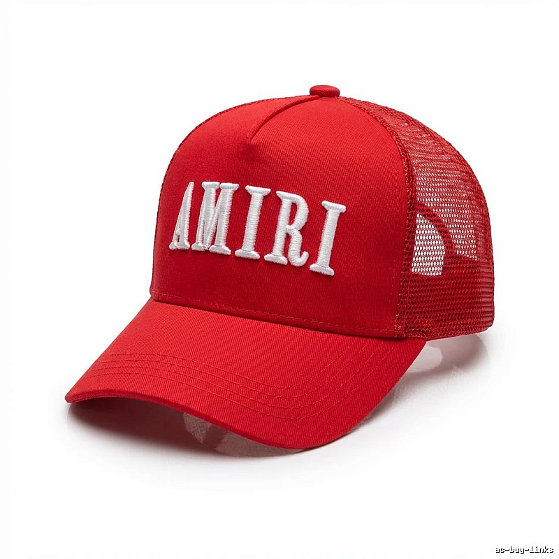 AMIRI Red Trendy Baseball Cap