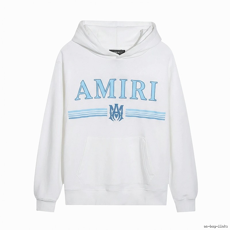 AMIRI simple style white hoodie
