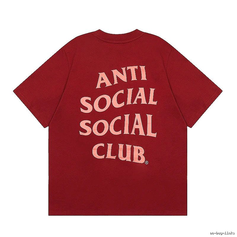 Anti Social Social Club Travel Logo T-shirt Black Orange Anti with Modern Look