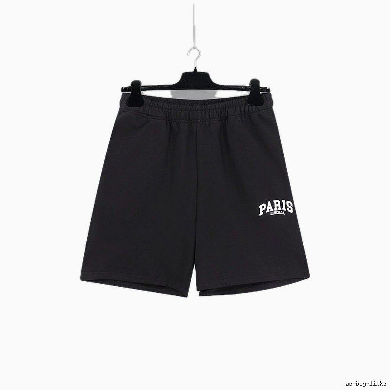 Balenciaga casual style black shorts