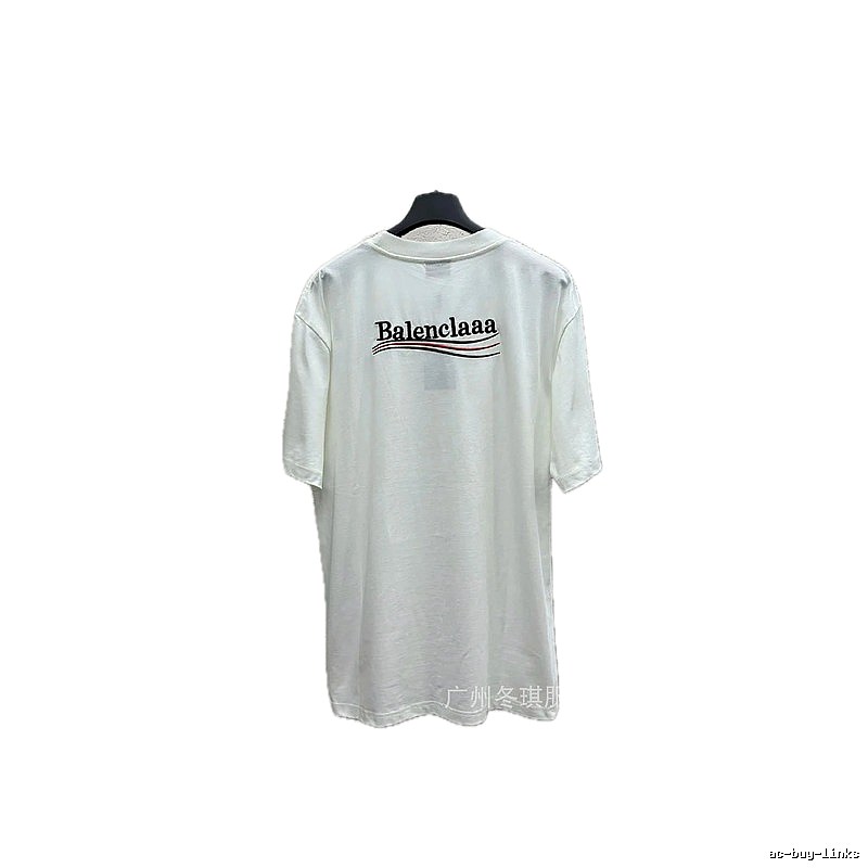 Balenciaga minimalist style white T-shirt