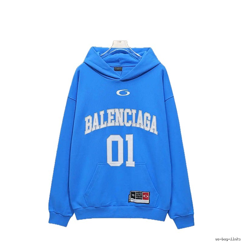 Balenciaga sporty blue sweatshirt