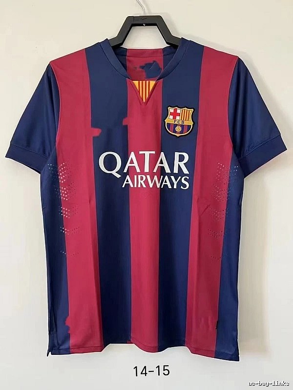 Barcelona Gift Ready Retro soccer jersey Blue Red Barcelona with Standout Detail