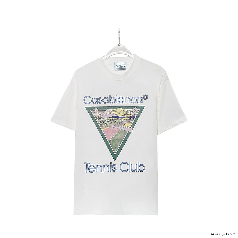Casablanca Tennis Club Wind White T-shirt