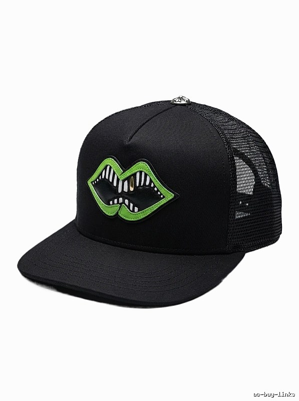 Chrome Hearts trendy and cool style black hat