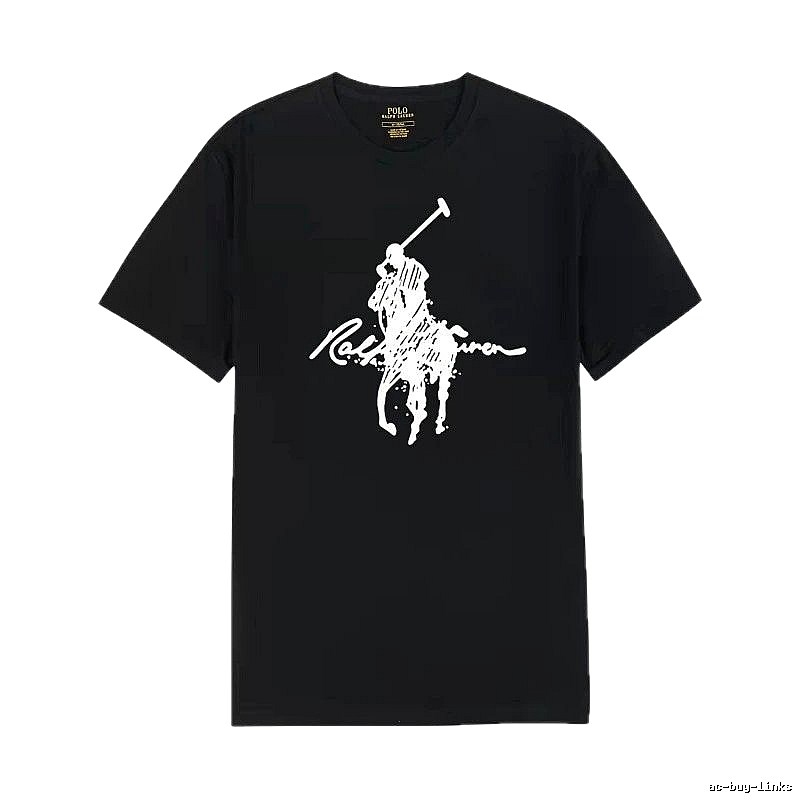Classic style black T-shirt of Ralph Lauren