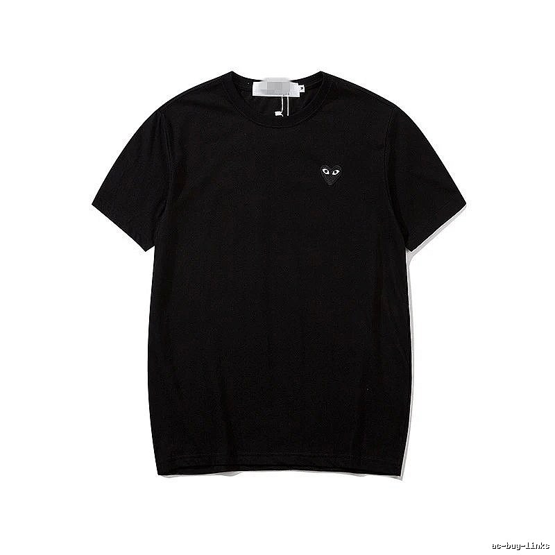 Comme des Garcons PLAY 2021-95 Black Style 2195 Heart Logo T-Shirt Everyday Rotation