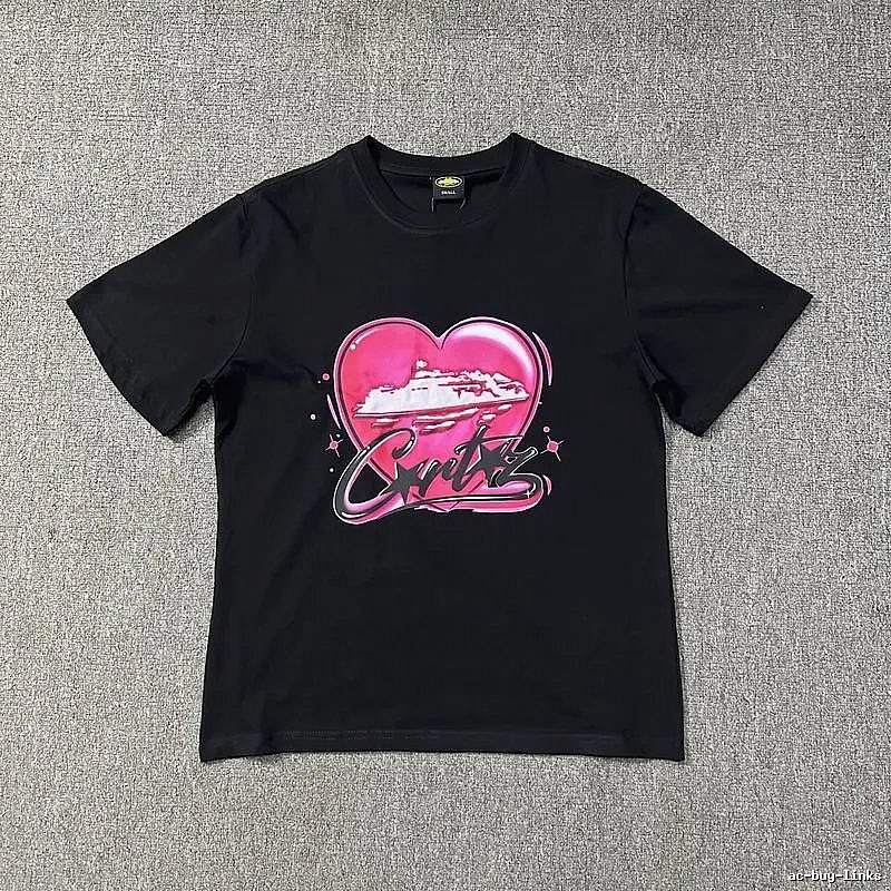 Corteiz Patterned Logo T-shirt Black Corteiz with Signature Styling
