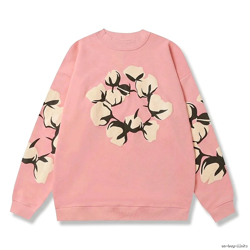 DENIM TEARS Pink Floral Sweatshirt