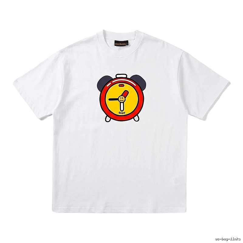 DREW Cartoon Style White T-shirt