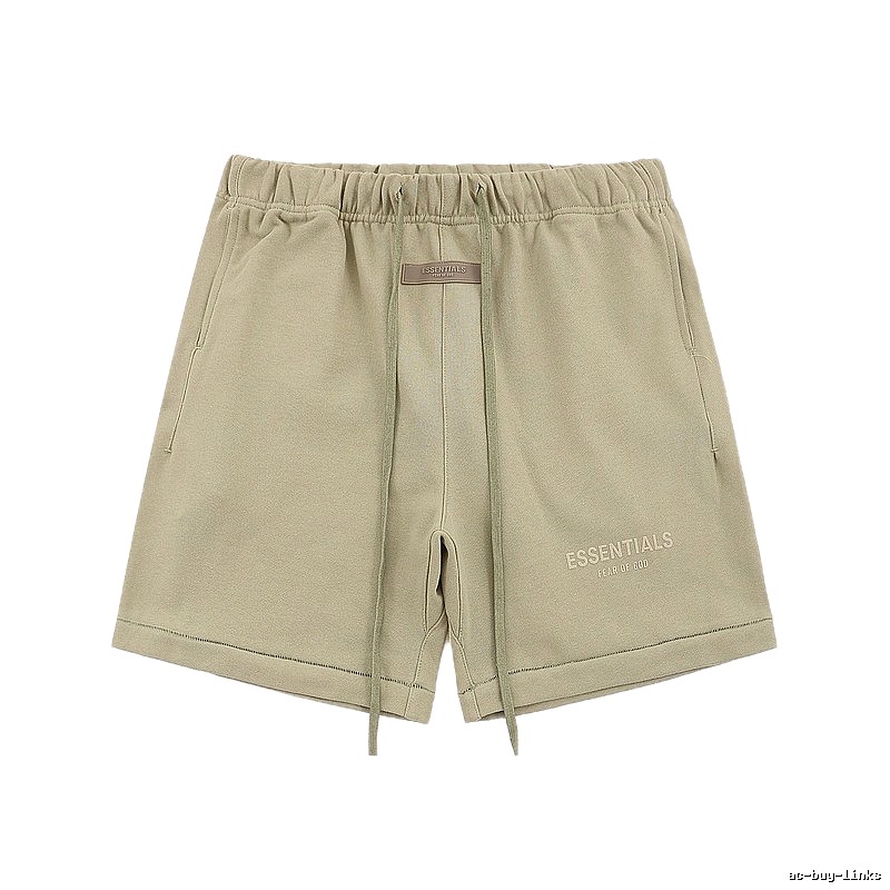 ESSENTIALS Basic Khaki Shorts