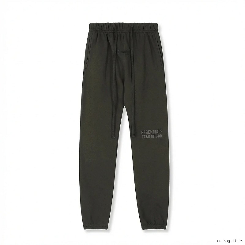 ESSENTIALS minimalist style dark gray sweatpants