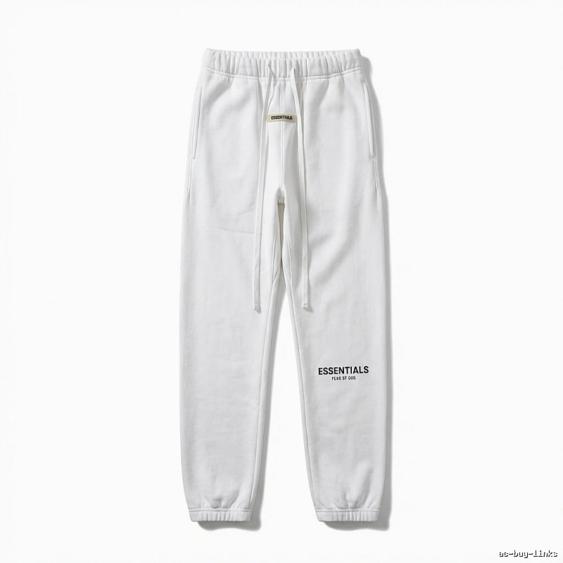 ESSENTIALS Simple Style White Sweatpants