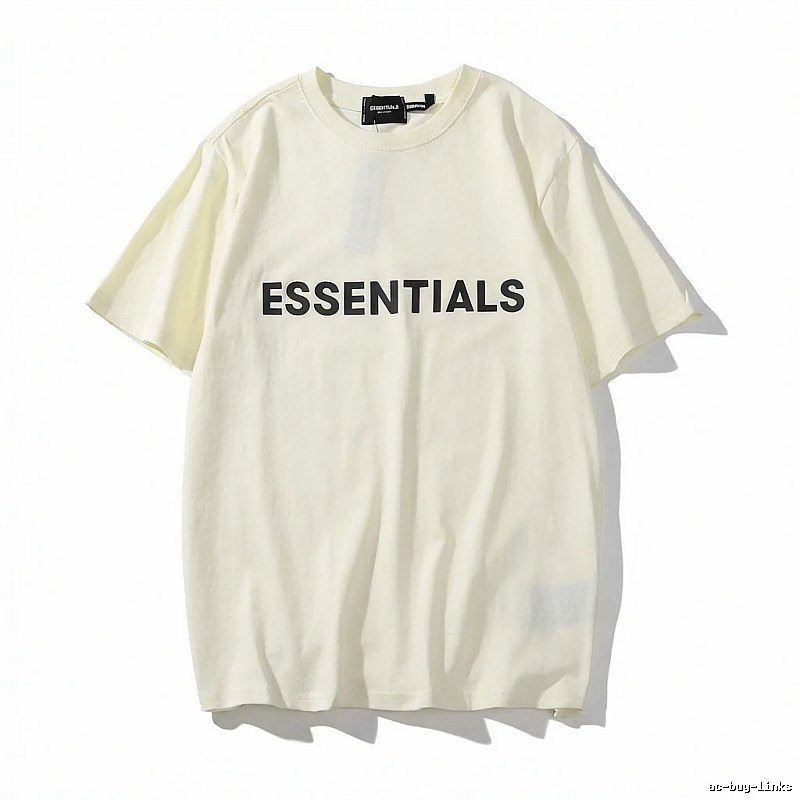 ESSENTIALS Simple White T-shirt