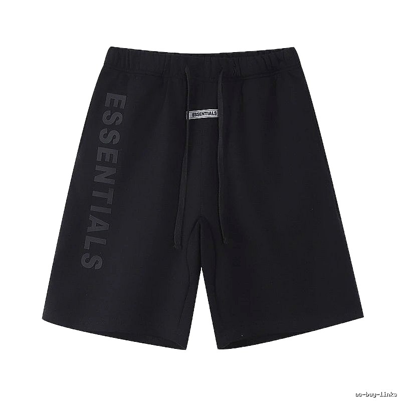 Essentials trendy and cool style black shorts