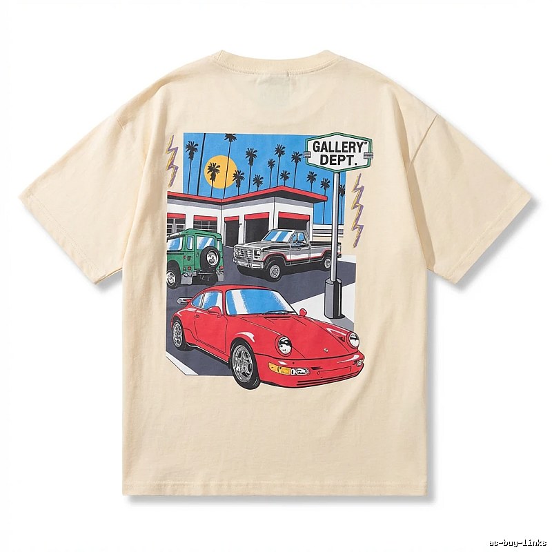 Gallery Dept Car Print Style T-shirt