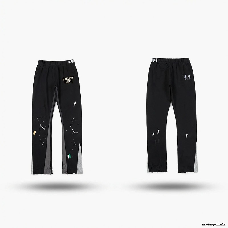 Gallery Dept Graffiti Street Style Black Pants