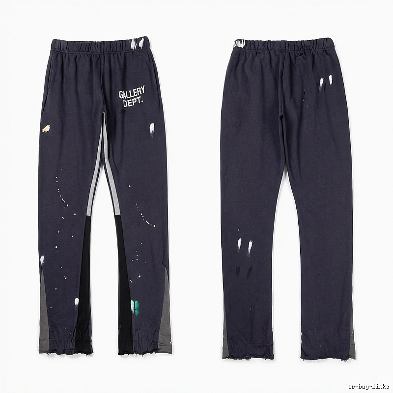 Gallery Dept Graffiti Style Black Pants