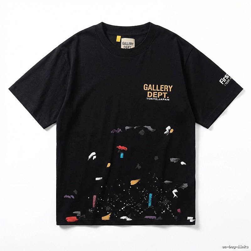 Gallery Dept Graffiti Style Black T-shirt