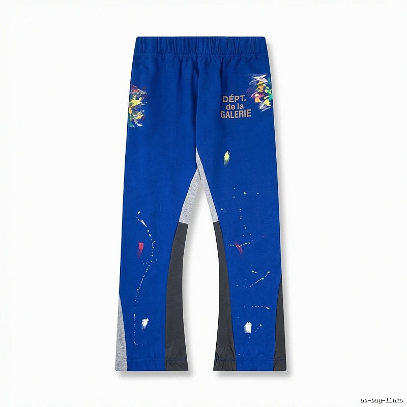 Gallery Dept Graffiti Style Blue Trousers
