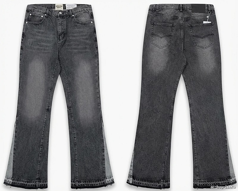 Gallery Dept. Ripped Retro Style Grey Pants