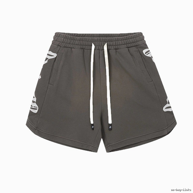 Godspeed Printed Street Style Charcoal Gray Casual Shorts