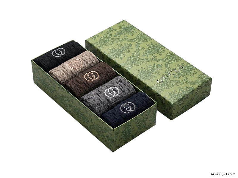 Gucci retro-style multicolored socks