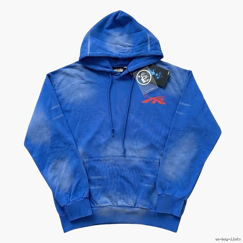 Hellstar Gradient Style Blue Hoodie