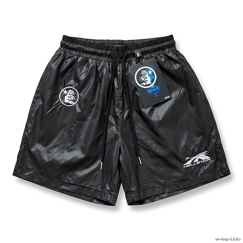 Hellstar Trendy and Cool Style Black Shorts