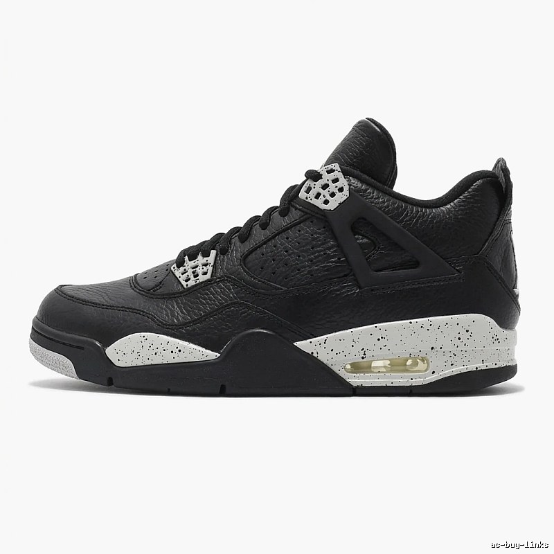 Jordan 4 Generation Black and White Trendy Cool Sports Shoes