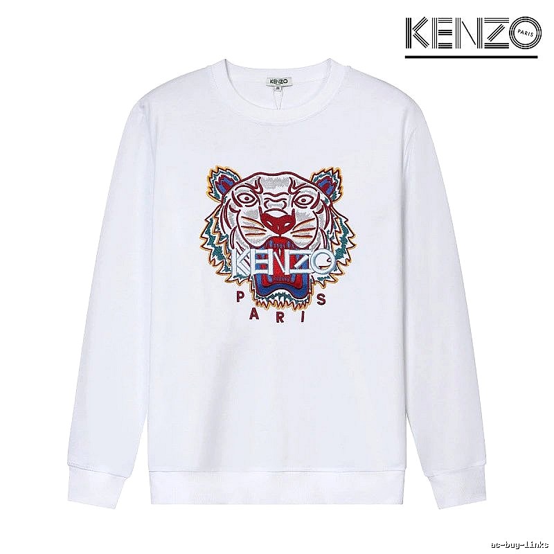 Kenzo Style Kc18 Tiger SweatShirt Clean Finish Graphic