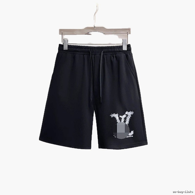 Louis Vuitton Printed Casual Black Shorts