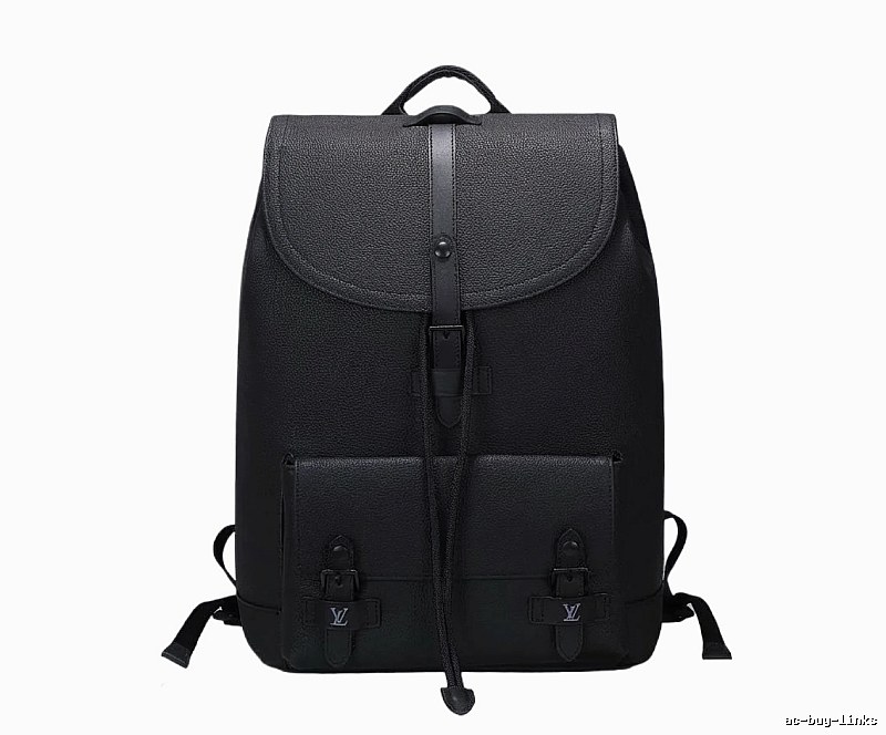 LV classic black backpack