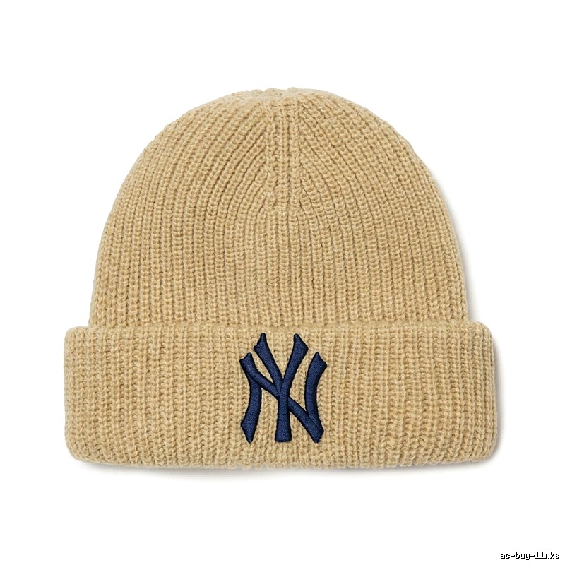 MLB classic beige knitted hat