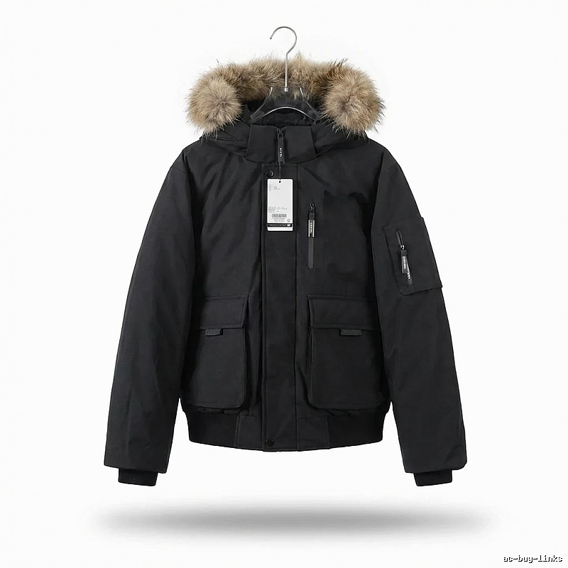 MLB Workwear Style Black Down Jacket