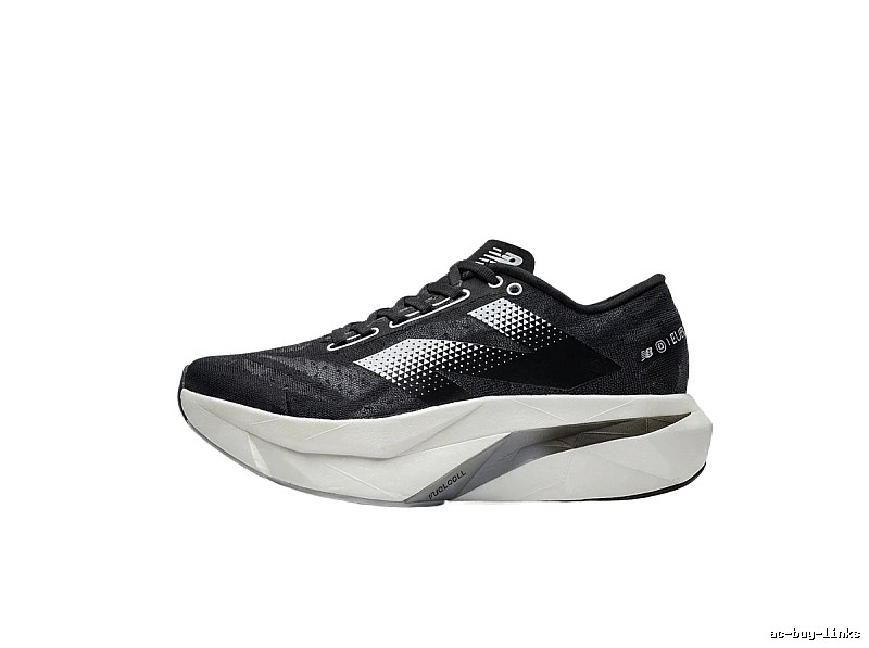 New Balance retro-style black and grey running shoes