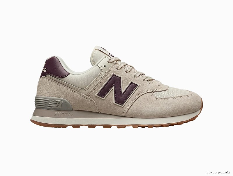 New Balance retro-style light gray sports shoes
