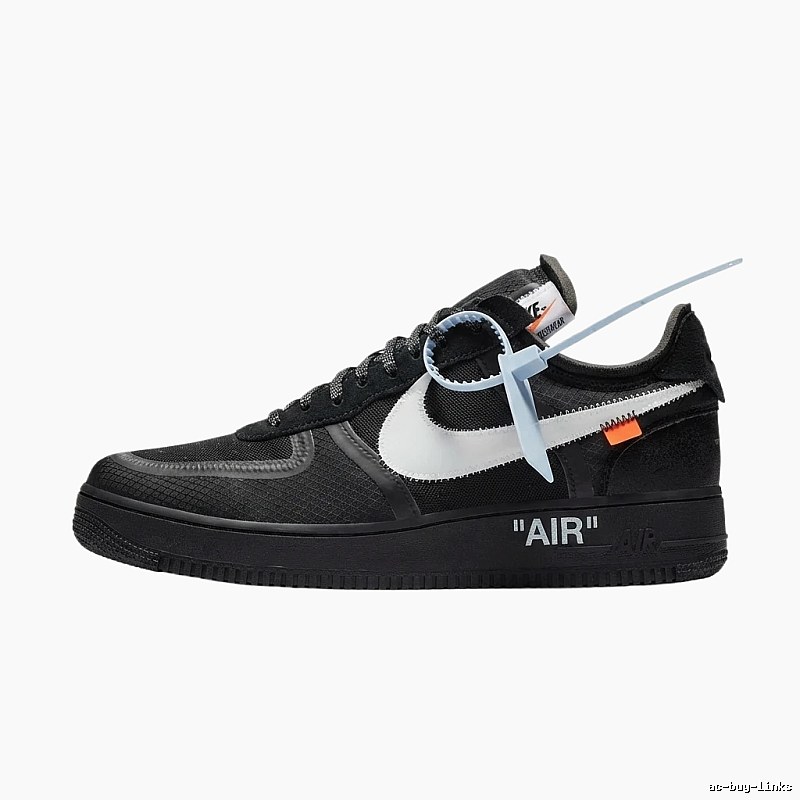 Nike Air Force black and gray trendy cool sports shoes