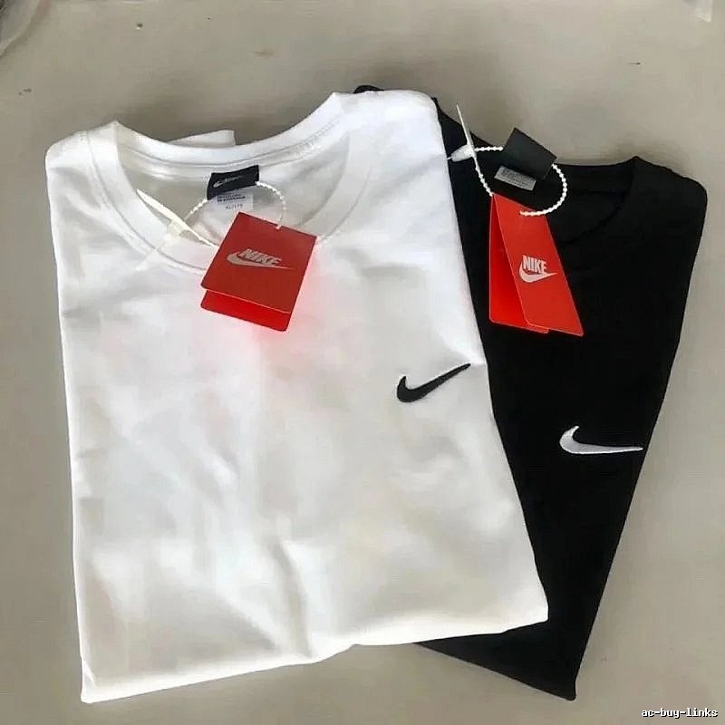 Nike Side Swoosh Logo Detail Black Swoosh T-Shirt Streetwear Look