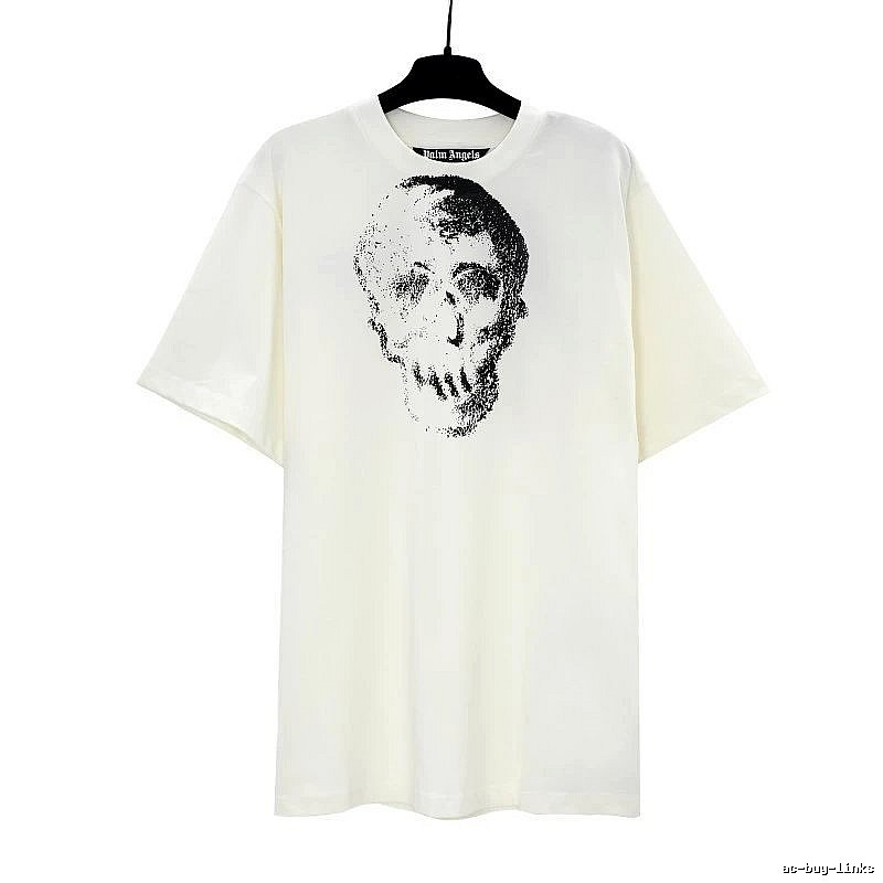 Palm Angels Relaxed Logo T-shirt White Palm Tree with Designer-Inspired Detail