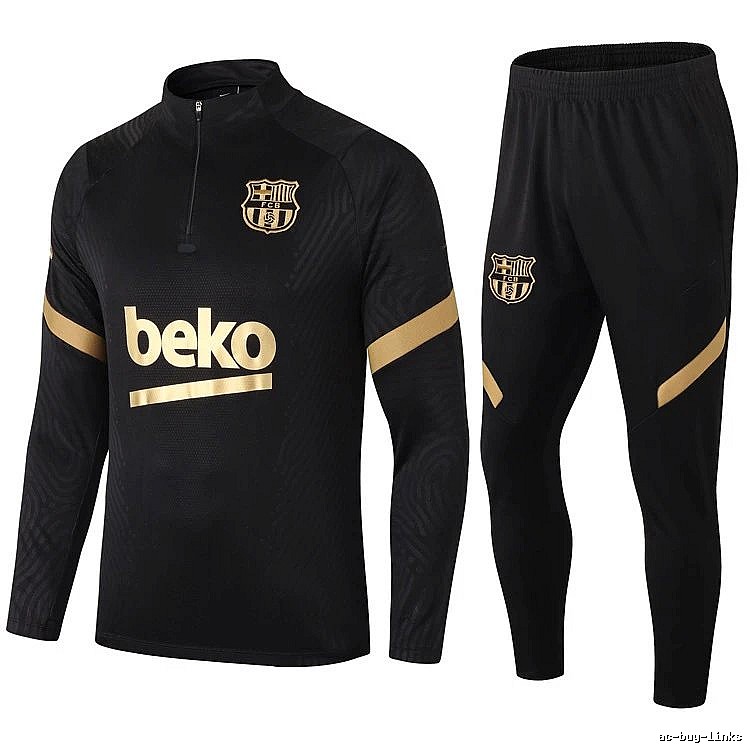 Paris Saint-Germain 2021-22 Black Training Tracksuit Set Clean Colorway