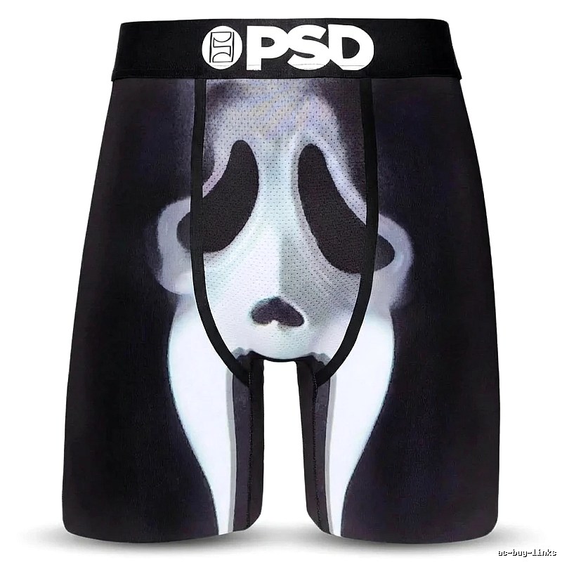 PSD Ghost Face Dark Style Boxer Briefs