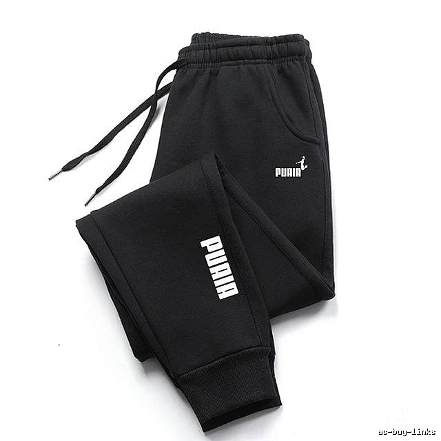 Puma Resort Sweatpants Black Drawstring Sweatpants for Travel Looks