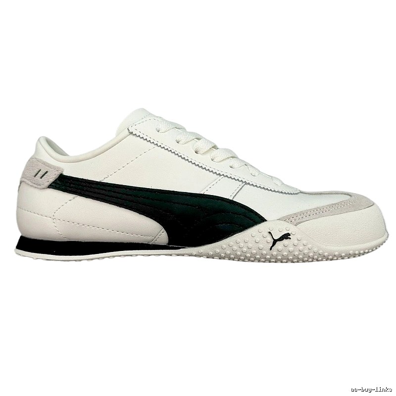 PUMA retro black and white sports shoes