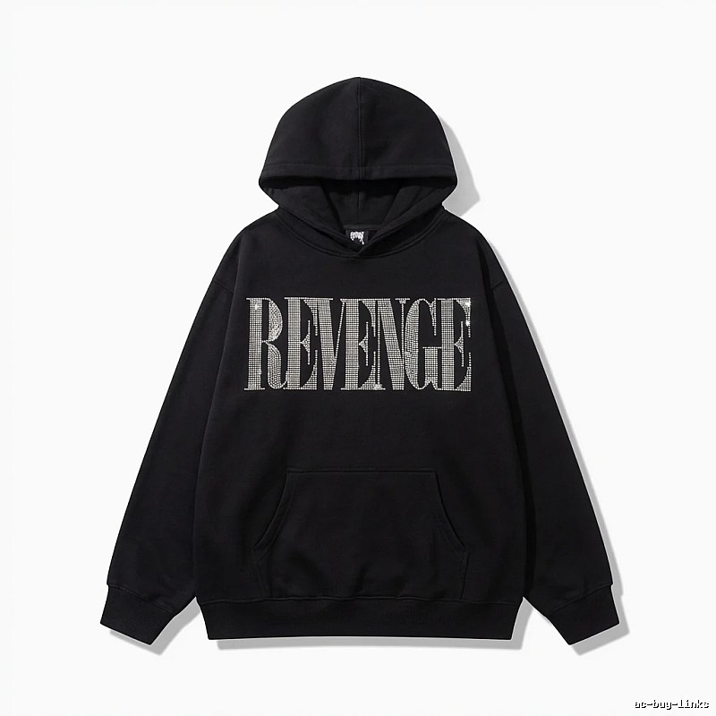 Revenge Letter Wind Black Hoodie