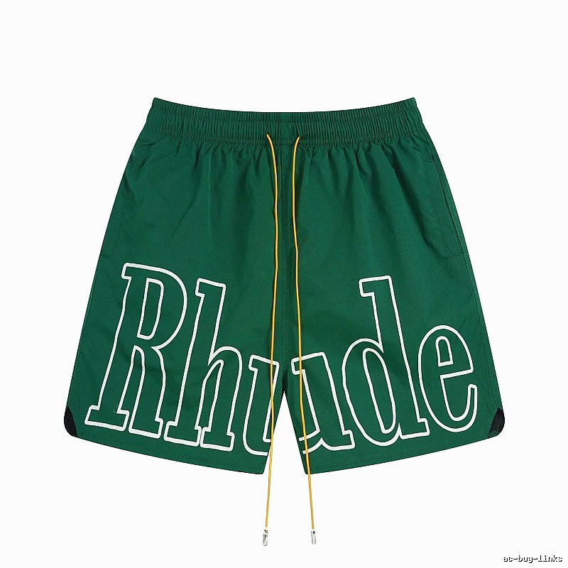 RHUDE letter trendy brand style shorts
